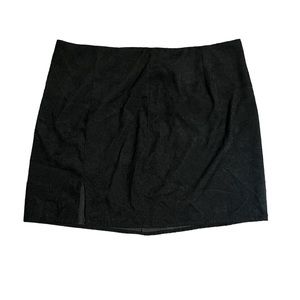 Black Corduroy Skirt